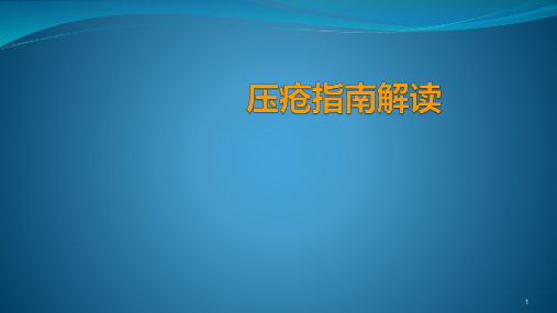 压疮指南解读PPT幻灯片课件