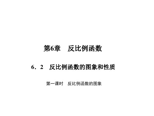 浙教版八年级数学下册课件6.2  第一课时 反比例函数的图象