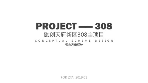 2019年1月 成都市@融创天府新区项目投标方案(308亩容积率1.5) 中泰设计