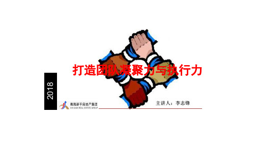 团队凝聚力与执行力培训课件2018