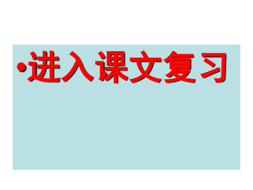 鲁教版必修四现代文字音字形词义汇总ppt课件