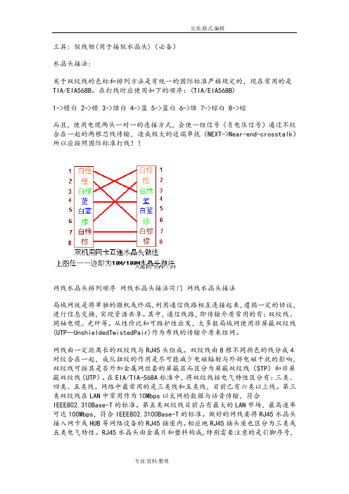 网线8根线接法图解