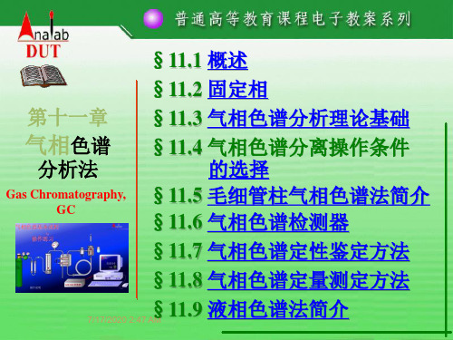 第11章气相色谱分析法