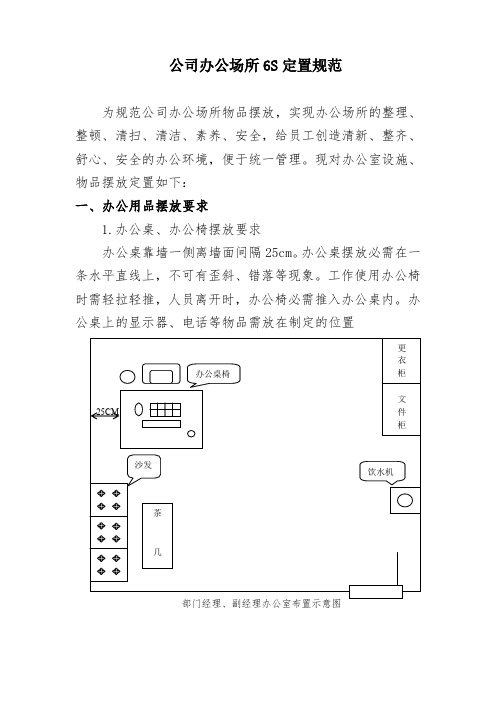 6S定置规范图