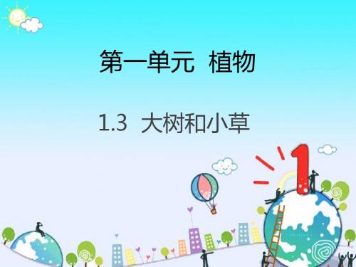 1.3 大树和小草