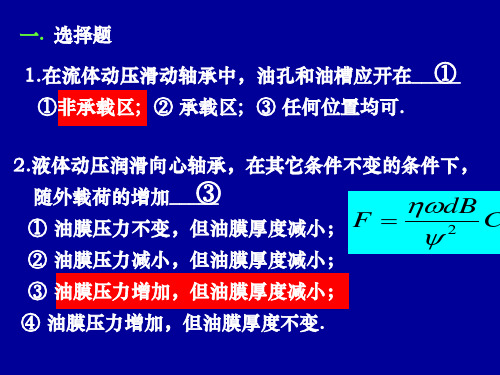 习题12解答----滑动轴承