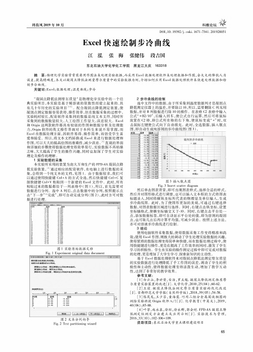 Excel快速绘制步冷曲线