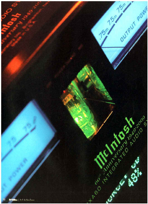 McIntosh MXA60 60周年限量纪念金版音响系统