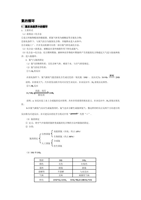 第三章第二节氮的循环