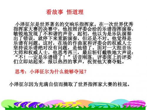 5.3自信走向未来 课件2(政治湘教版九年级全册)