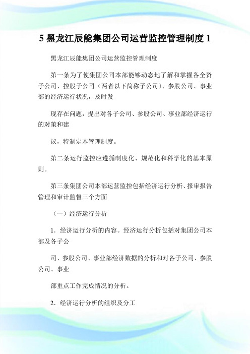 5黑龙江辰能集团公司运营监控管理制度1.doc