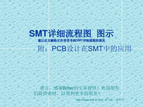 SMT详细流程图  图示