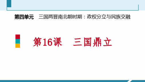 部编版七年级历史上册 (三国鼎立)课件教学