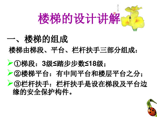 楼梯设计的详解_建筑设计_经典资料