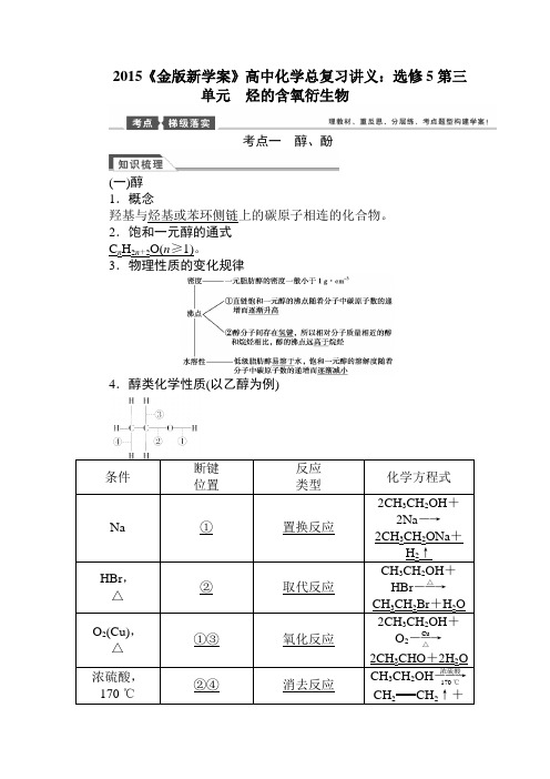 2015届高考化学第一轮专题总复习教案8