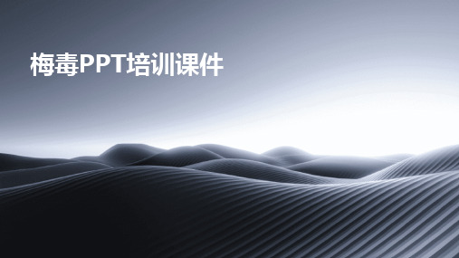 2024版梅毒PPT培训课件