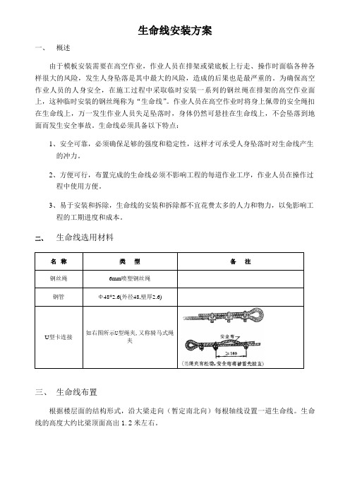 生命线安装方案