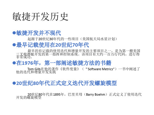 敏捷开发概念及实践PPT课件