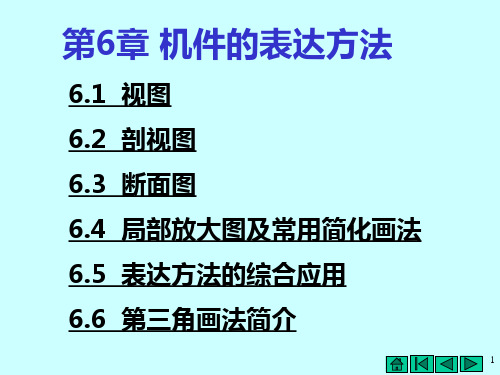 工程制图-6机件的表达方法