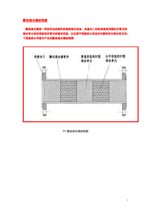 静态混合器技术资料(附静态混合器结构图)