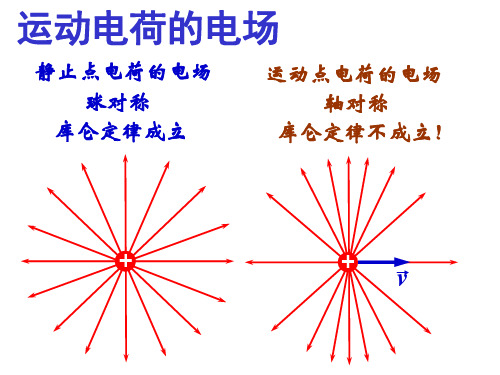 电磁学运动电荷的电场