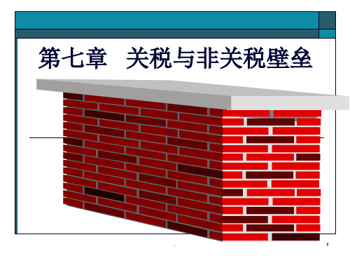 关税与非关税壁垒PPT课件