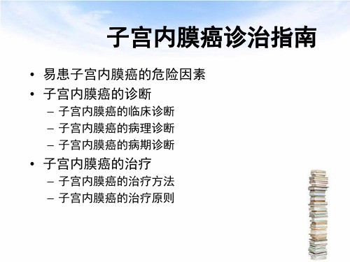 女性子宫内膜癌的诊治指南及治疗原则