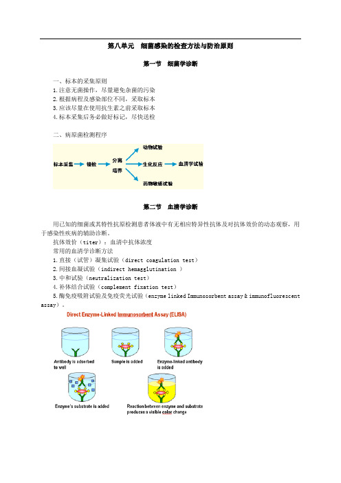 细菌感染的检查方法与防治原则