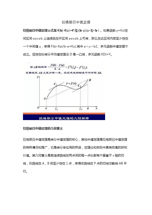 拉格朗日中值定理-+