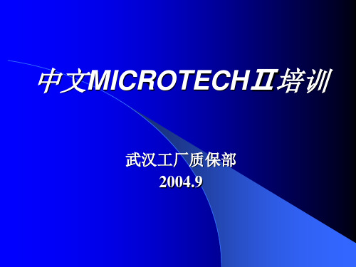 中文MicroTech演示文稿