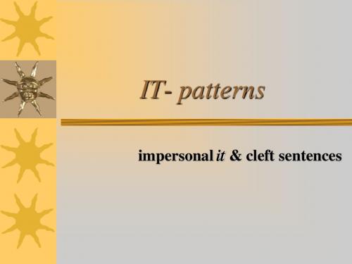 新编英语语法教程(第五册)it-patterns