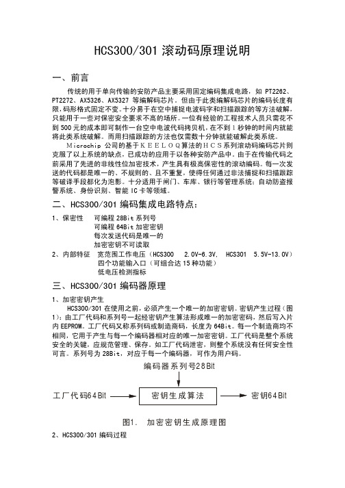 HCS30X滚动码原理说明