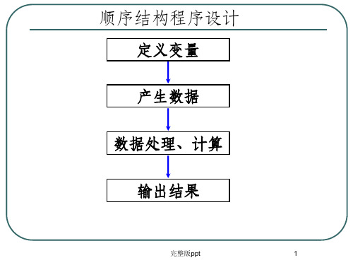 C语言程序设计ppt课件第3章选择结构程序设计