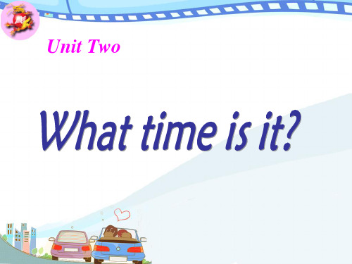 人教版PEP英语四年级下册Unit2 What time is itPart 2-B课件等