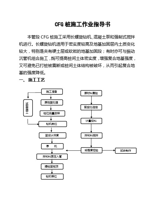 CFG桩施工作业指导书