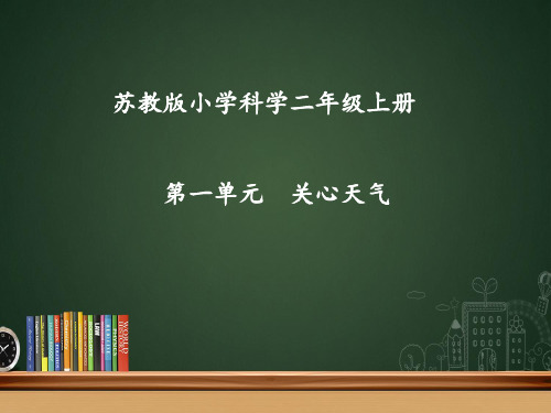 最新苏教版小学科学二年级上册全册课件