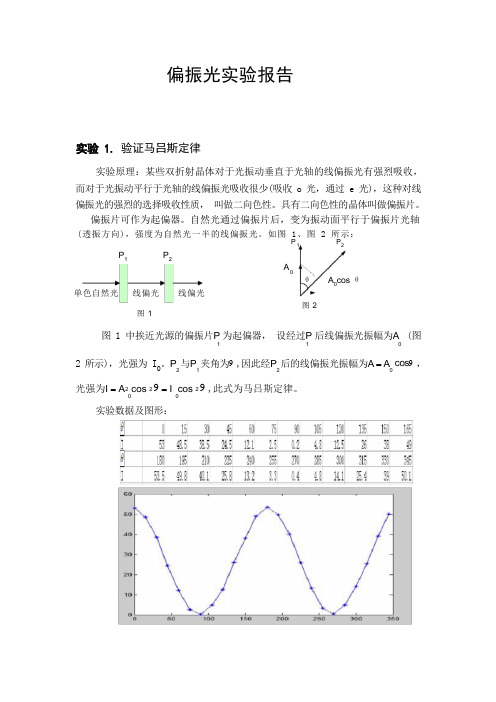 偏振光实验报告 