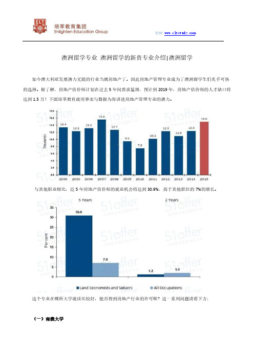 澳洲留学专业 澳洲留学的新贵专业介绍 澳洲留学