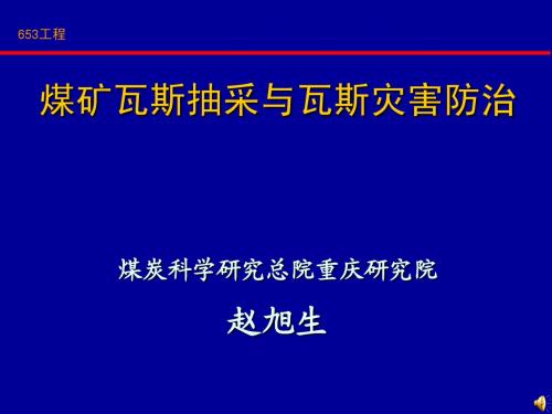 瓦斯抽采及防突