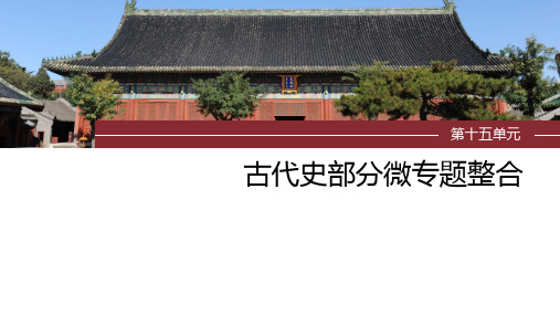 2024届高考一轮复习历史课件(部编版)：世界古代的食物生产、商业贸易与居住环境