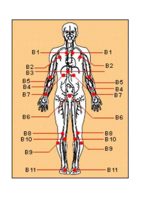 人体穴位图-没事看看