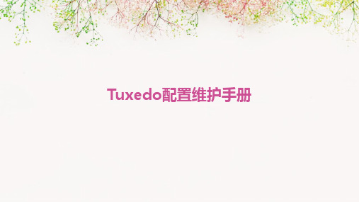 Tuxedo配置维护手册