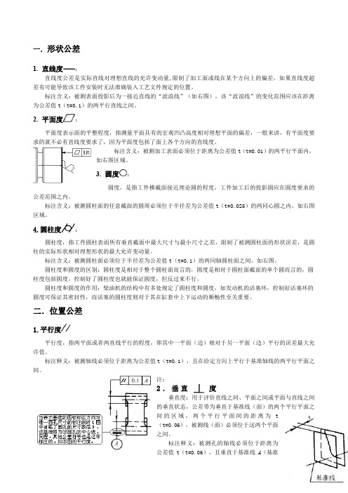 形位公差特征符号全解