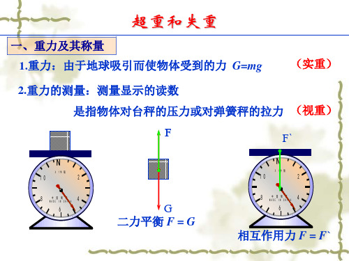 【人教版教材】高一物理 必修 第一册 第四章：超重失重