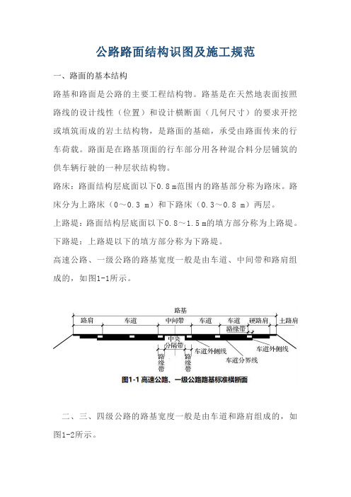 公路路面结构识图及施工规范