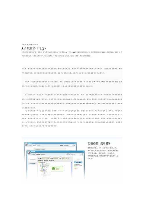 百度增值服务介绍(doc 7页)