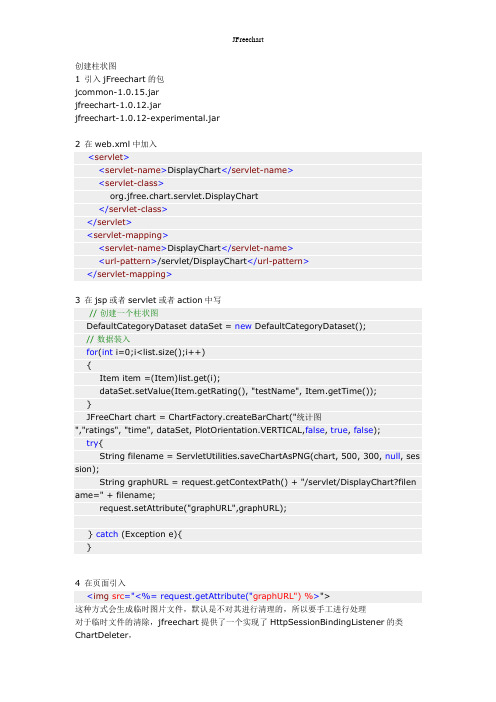 JFreeChart调用技术文档(JSP页面实现折线图)