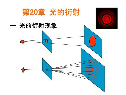第20章光的衍射