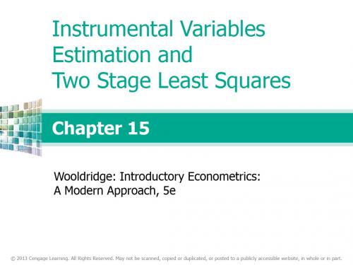 《计量经济学导论》ch15 PPT资料共16页