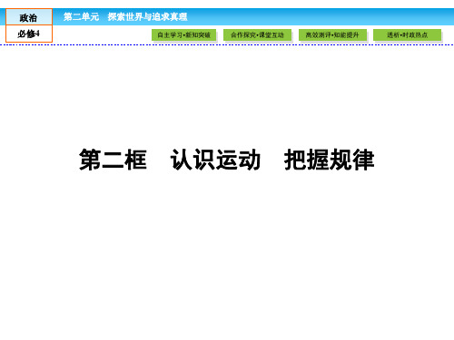 政治必修Ⅳ人教新课标2-4-2认识运动把握规律课件(29张)